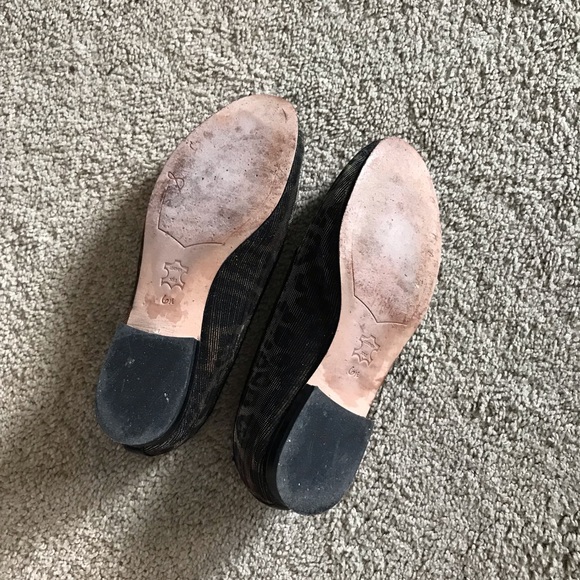 Sam Edelman Smoking Slippers Metallic Loafers Flat - Picture 3 of 4